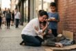 boy-gives-sandwich-homeless-kid-missing-son-wristband